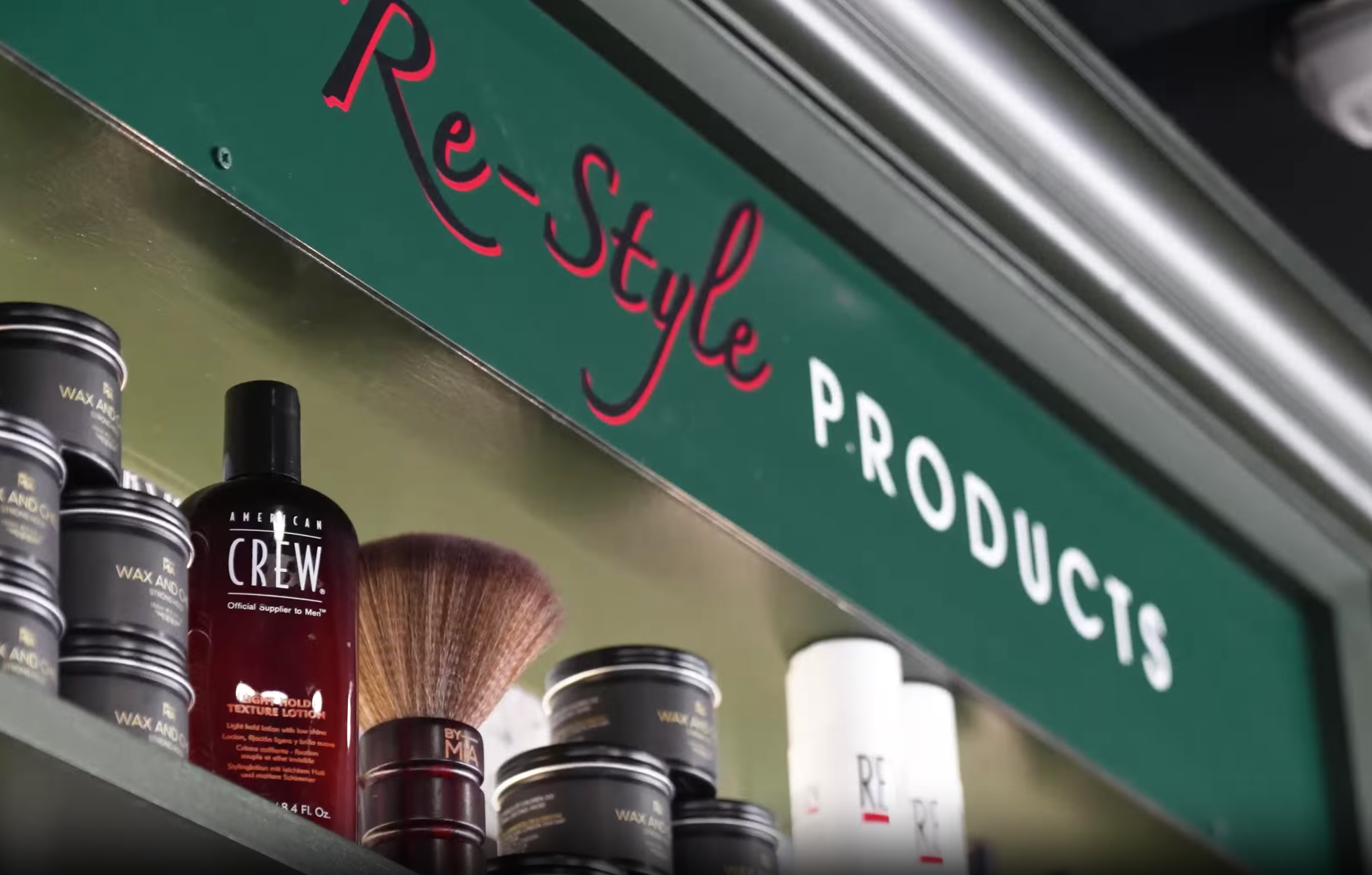 Re-Style house line of pomades, oils and balms